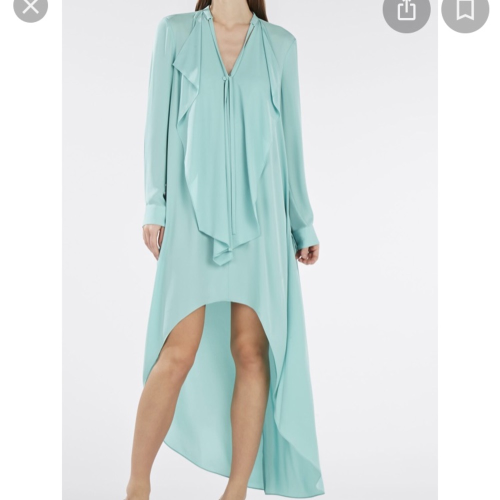 BcbgMaxAzria Aqua dress - hi low - XS